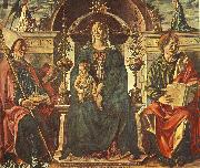 Madonna with the Child and Saints dfg COSSA, Francesco del